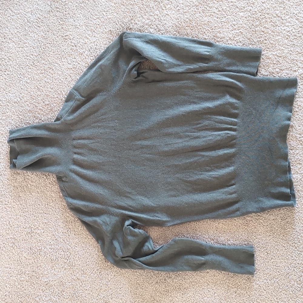 Banana Republic turtleneck petite medium cotton silk cashmere